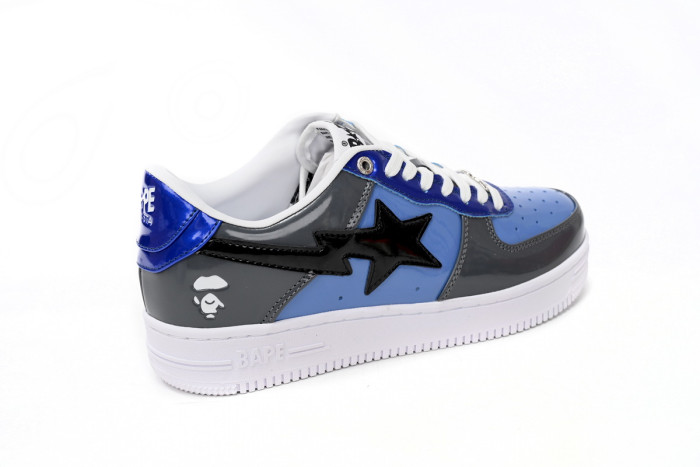 bape sta low navy color combo blue mirror surF**e 1h20191046-nvy