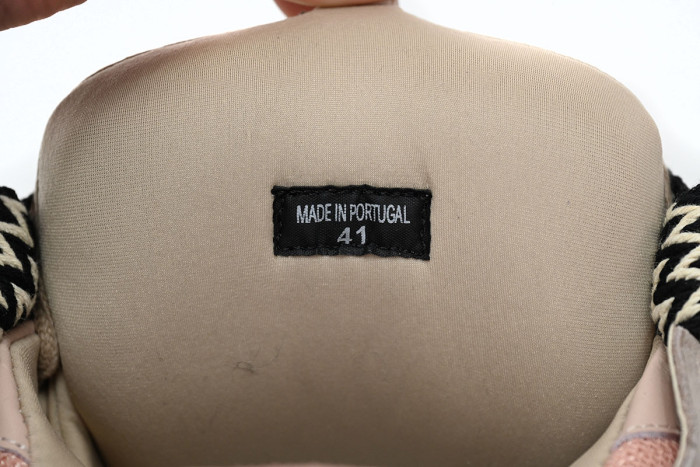 lanvin leather curb glitter pale pink black white