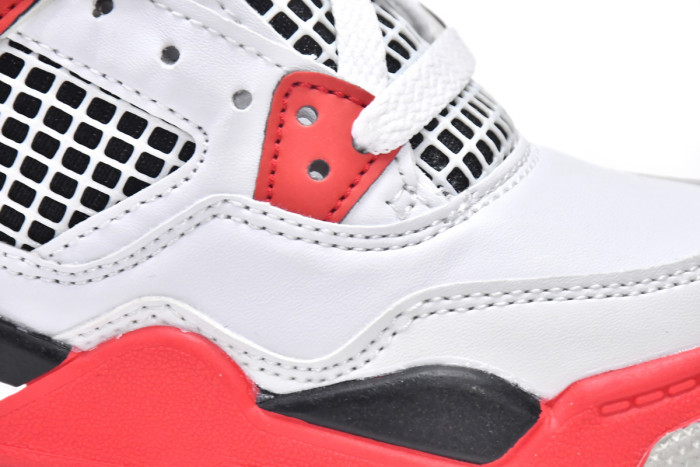 air jordan 4 retro ps fire red kids