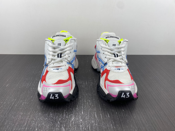 balcia runner white red blue