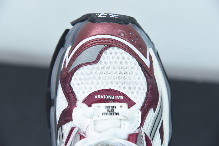 balcia runner white dark red grey