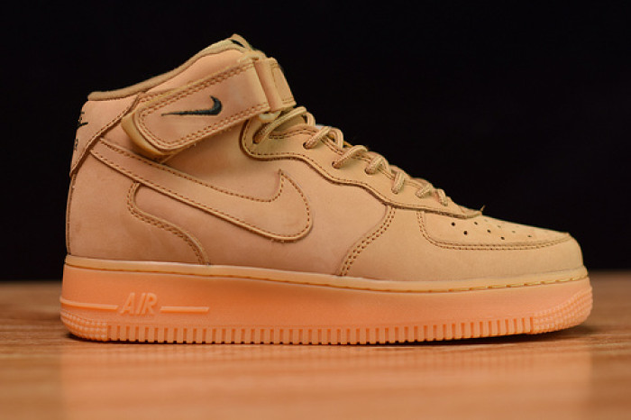 nike air force 1 mid flax 715889-200