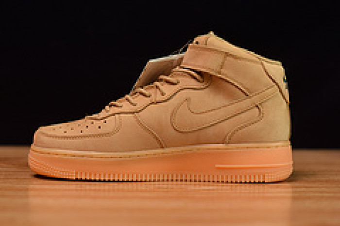 nike air force 1 mid flax 715889-200