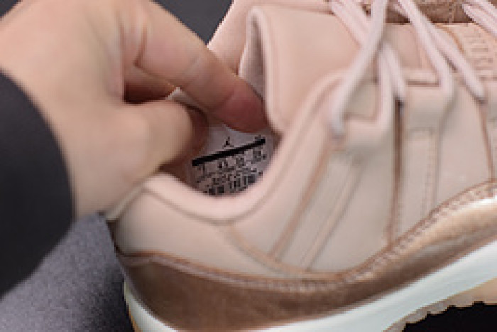 air jordan 11 retro low rose gold ah7860-105