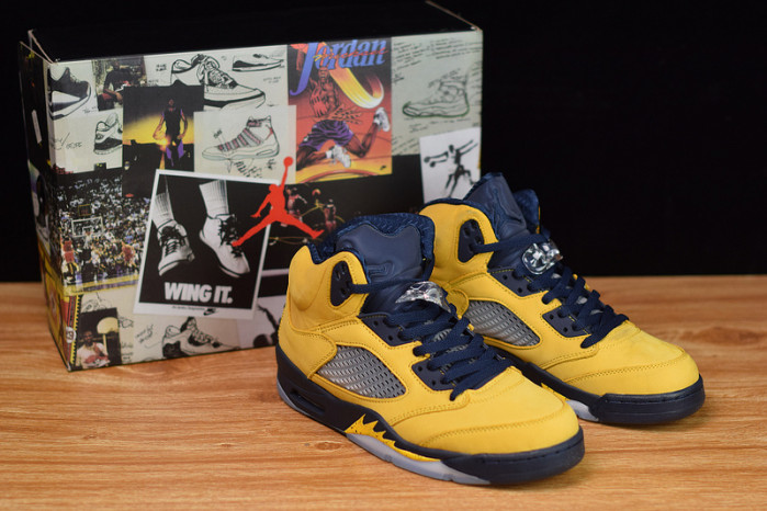 air jordan 5 retro michigan cq9541-704