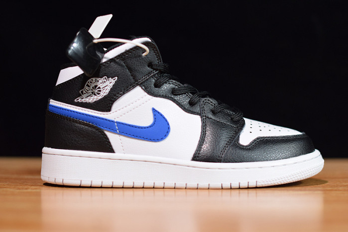 air jordan 1 mid bg “multi color swoosh” 554725-052