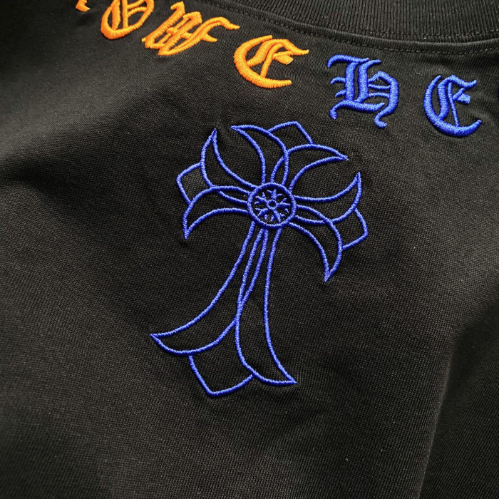 Chrome Hearts Short Sleeve Shirt cross-shaped letters CP00111