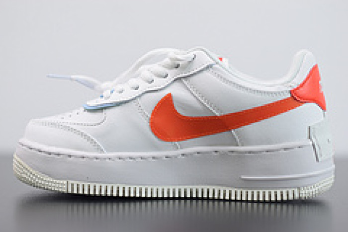 nike air force 1 shadow summit white team orange cq9503-100