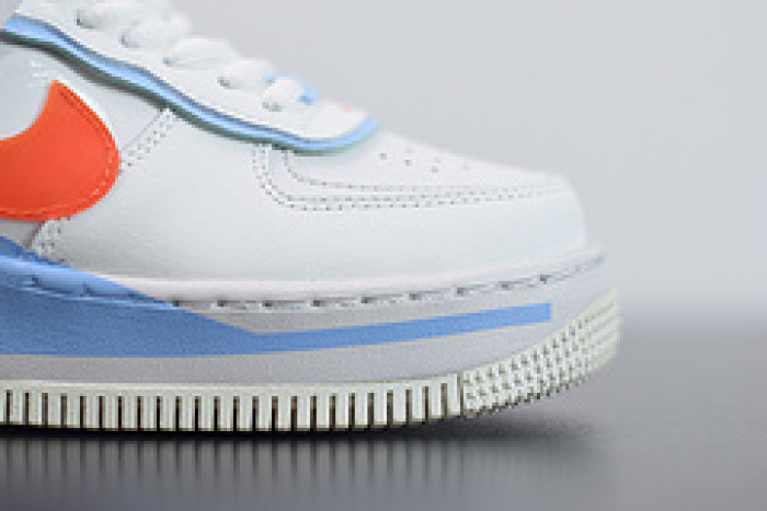 nike air force 1 shadow summit white team orange cq9503-100