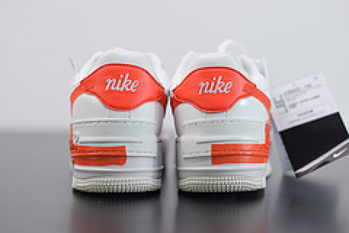 nike air force 1 shadow summit white team orange cq9503-100
