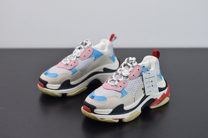 balcia triple s white blue 524039 w09oh 4196