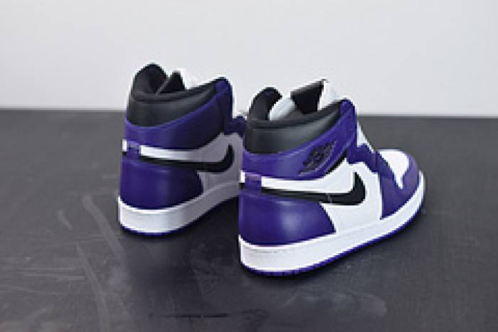 air jordan 1 retro high court purple white 555088-500