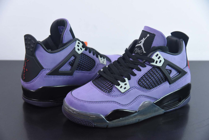 air jordan 4 retro travis scott purple (friends and family)
