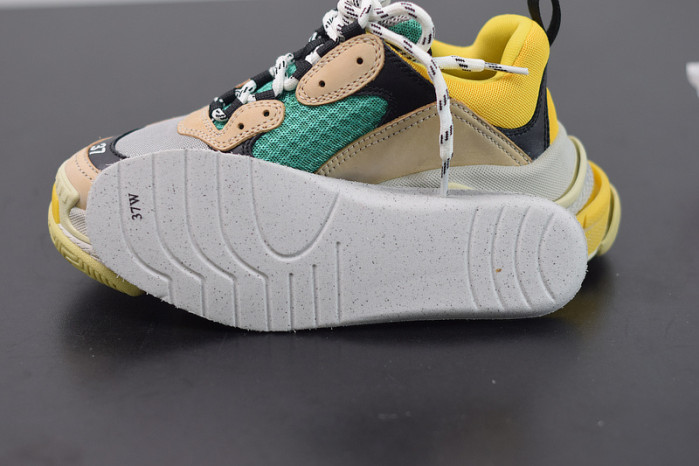 balcia triple s beige green yellow 483513 w06e3 7070