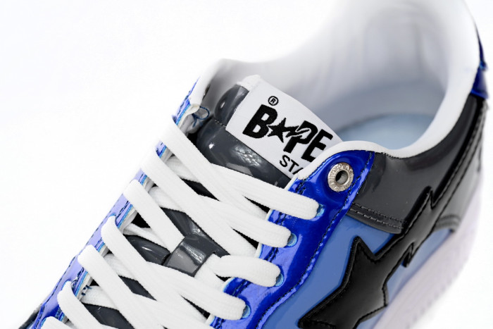 bape sta low navy color combo blue mirror surF**e 1h20191046-nvy