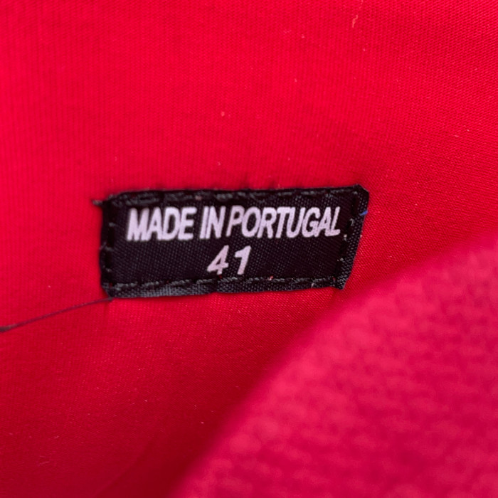 lanvin leather curb red