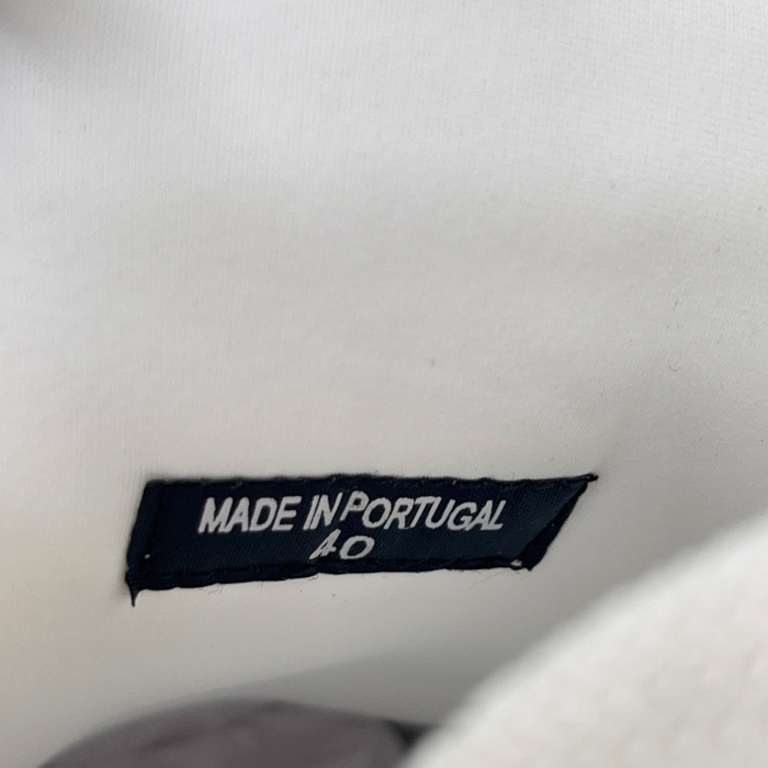 lanvin leather curb white light blue