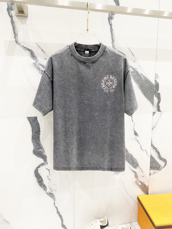 Chrome Hearts Short Sleeve Shirt The make old cross-shaped letters CP00110