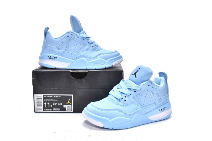 air jordan 4 retro ps sky blue kids