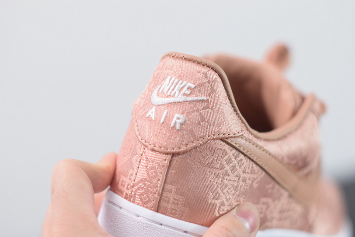 nike air force 1 low clot rose gold silk cj5290-600