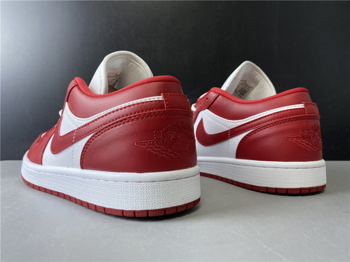 air jordan 1 low gym red white 553558-611