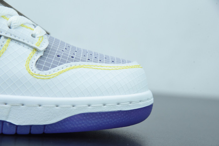 nike dunk low union passport pack grey purple dj9649-500