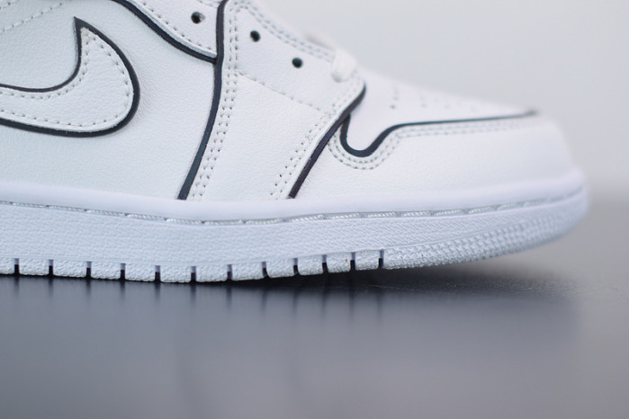 air jordan 1 mid iridescent reflective white ck6587-100