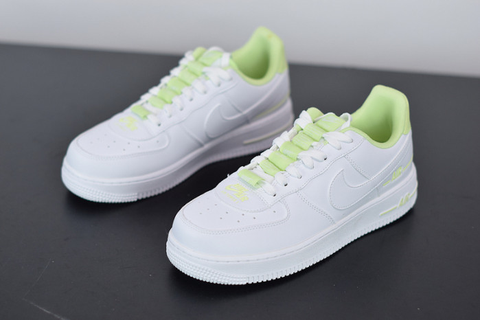 nike air force 1 low double air low white barely volt cj1379-101
