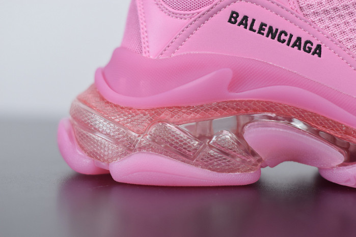 balcia triple s clear sole pink 544351 w2ga1 5760