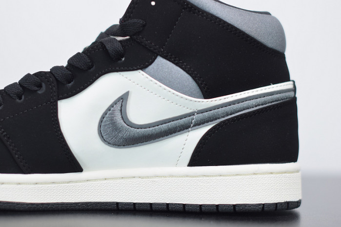 air jordan 1 mid satin grey toe 852542-011