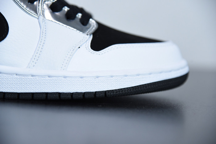 air jordan 1 mid white silver 554724-121