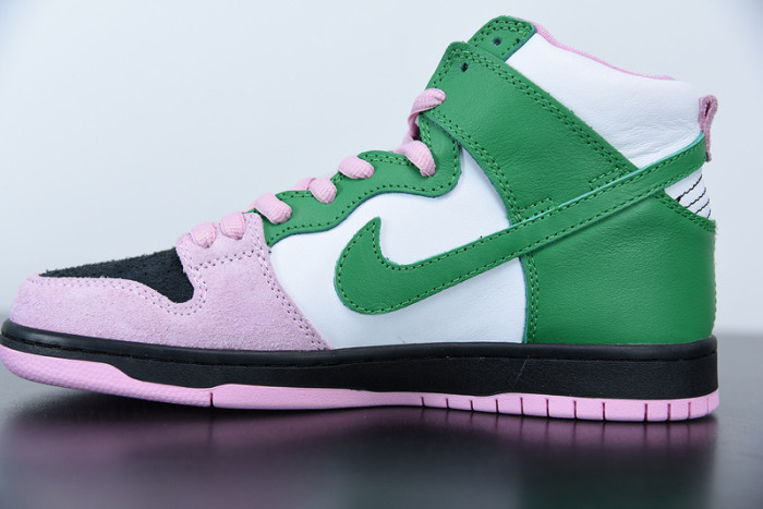 nike sb dunk high invert celtics cu7349-001