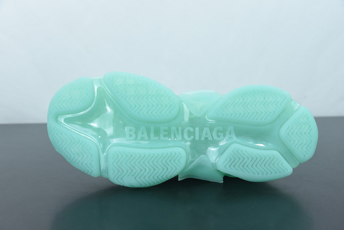 balcia triple s sneaker clear sole green