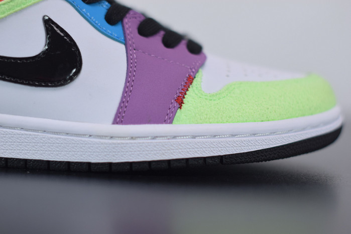 air jordan 1 mid se multi-color cw1140-100