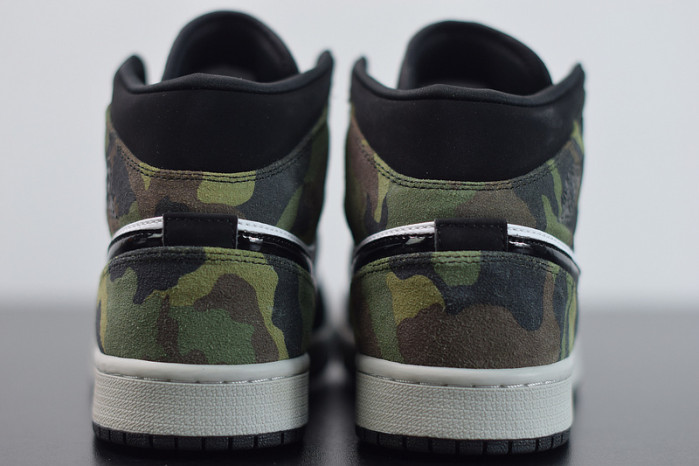 air jordan 1 mid camo cw5490-001