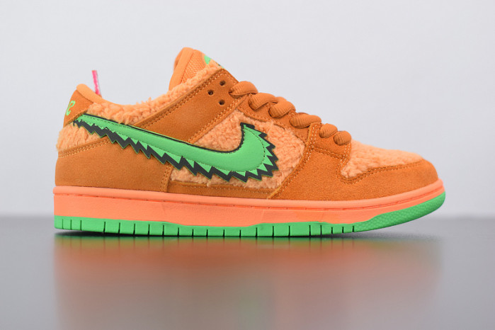 nike sb dunk low grateful dead bears orange cj5378-800