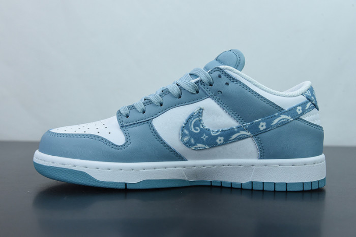nike dunk low essential paisley pack worn blue dh4401-101