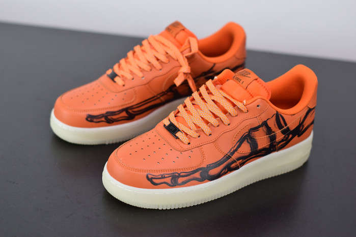nike air force 1 skeleton ‘brilliant orange’cu8067-800