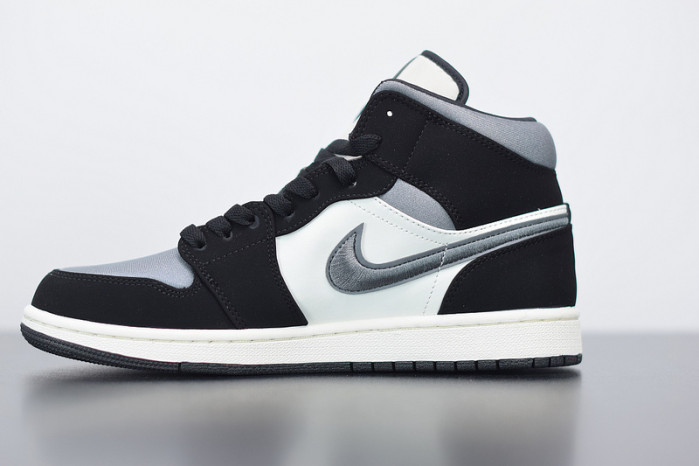 air jordan 1 mid satin grey toe 852542-011