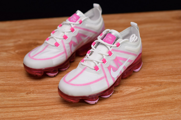 nike air vapormax 2019 summit white pink rise ar6632-105