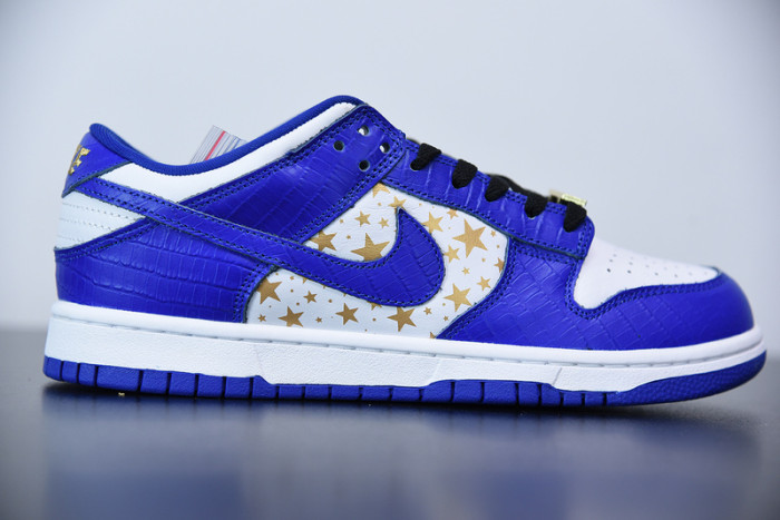nike sb dunk low blue stars dh3228-100