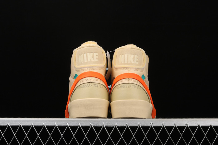 nike blazer mid off-white all hallow