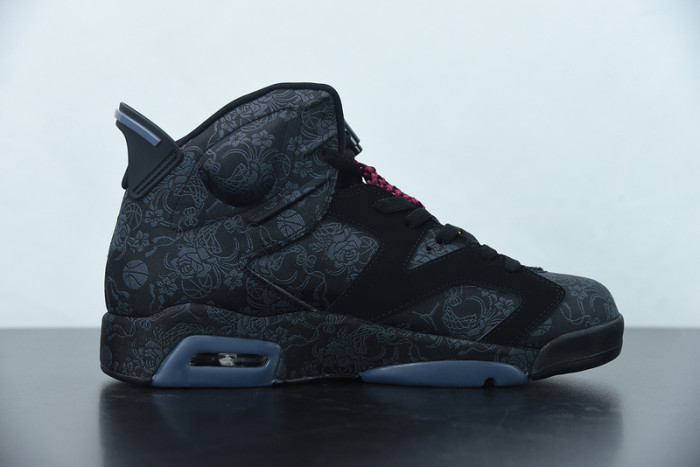 air jordan 6 retro singles day triple black db9818-001
