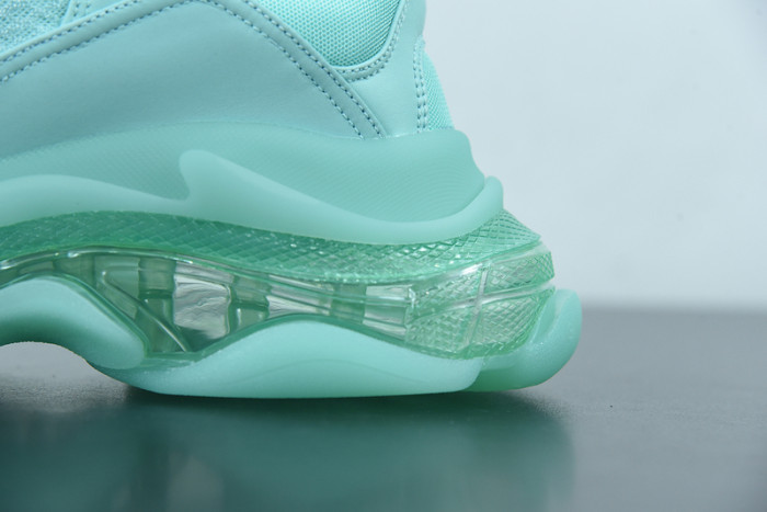 balcia triple s sneaker clear sole green