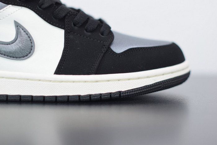 air jordan 1 mid satin grey toe 852542-011