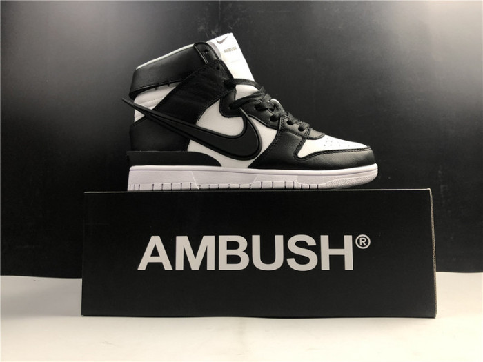 nike dunk high ambush black white cu7544-001