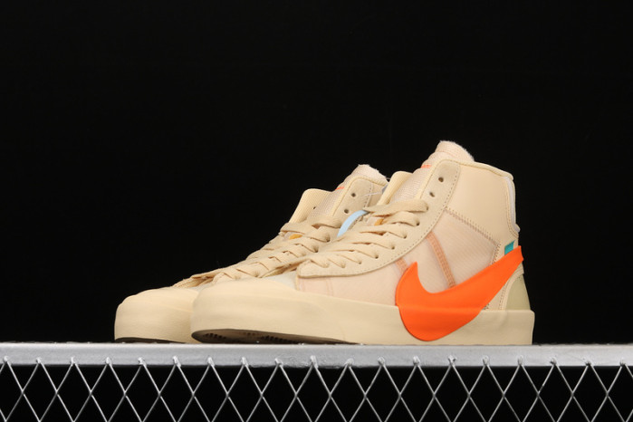 nike blazer mid off-white all hallow