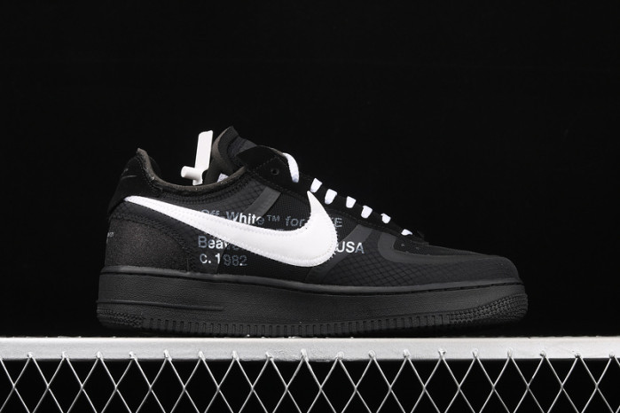 nike air force 1 low off-white black white ao4606-001