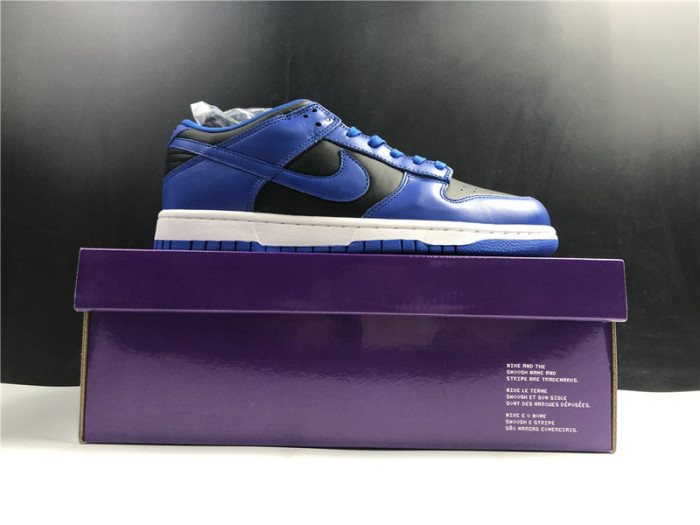 nike dunk low retro black hyper cobalt dd1391-001