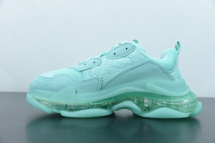 balcia triple s sneaker clear sole green